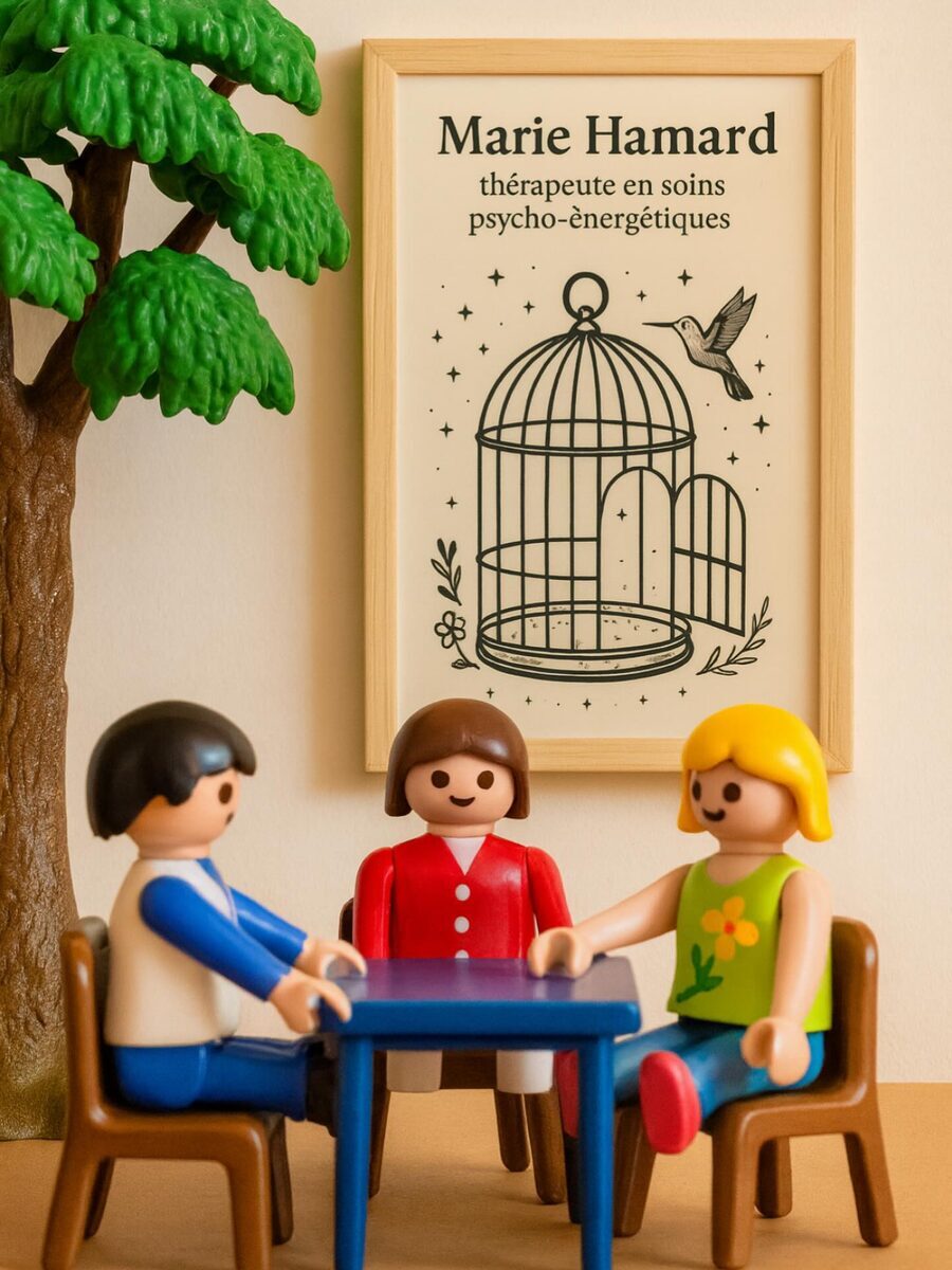 Séance constellation familiale individuelle avec Playmobil — Marie Hamard Vitré